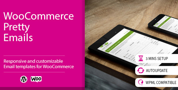 WooCommerce Pretty Emails 邮箱模板WordPress插件