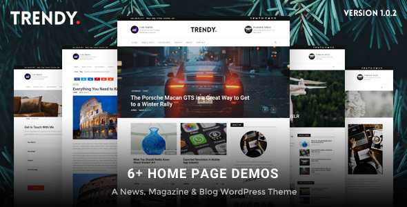  Trend Pro - Responsive Newsmagazine Blog WordPress Theme