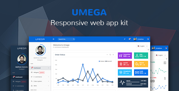 Umega - 响应式 Web App Kit 套件