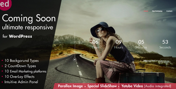 Coming Soon CountDown - Responsive Wordpress Plugin