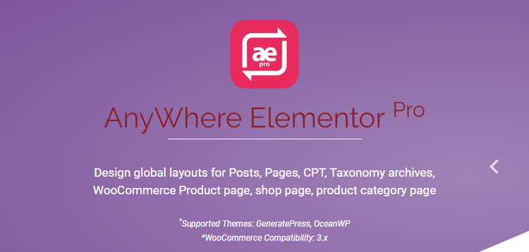 AnyWhere Elementor Pro - Global Post Layouts