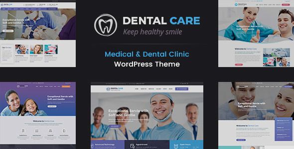 Dental Care - Teeth Clinic WordPress Theme