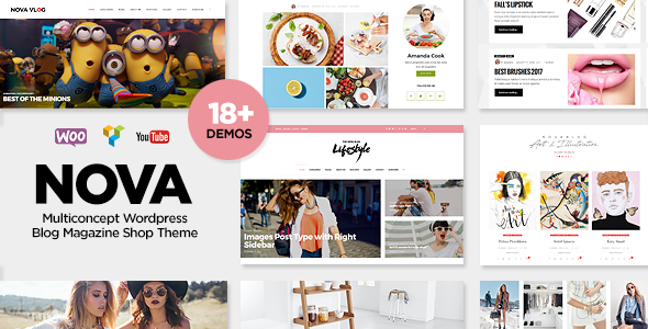  NovaBlog v1.5 - Multi concept blog/magazine WordPress theme