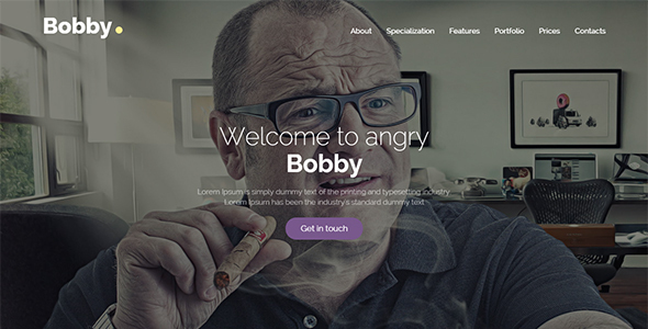  Bobby - Creative Landing Page Instapage Template