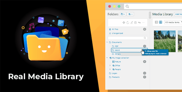 WordPress Real Media Library - Folder & File Manager for WordPress Media Management