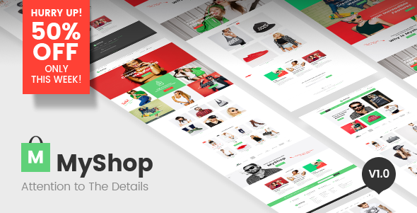 MyShop v1.0.8 - 多功能Shopify电商主题