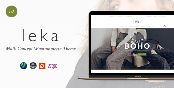 Leka - 高端时尚服饰在线商店WooCommerce主题