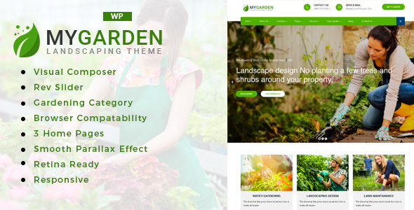 My Garden v1.0 - 园艺绿化WordPress主题