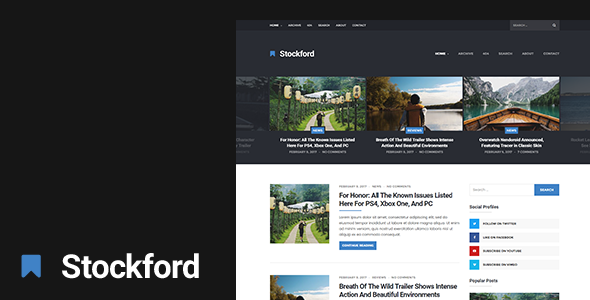 The Stockford - 响应式WordPress博客主题