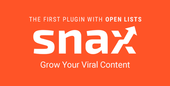 Snax - Viral Front-End Uploader 前端上传插件