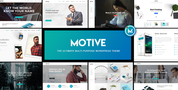 Motive v1.0.2 - 多用途商业WordPress主题