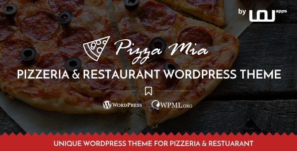 PizzaMia v1.1 - 匹萨饼店WordPress主题