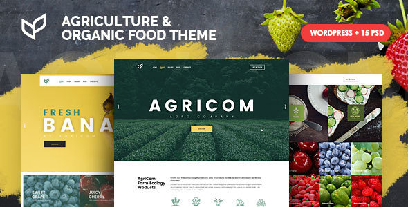 Agricom v1.1.7 - 农业有机食品WordPress主题