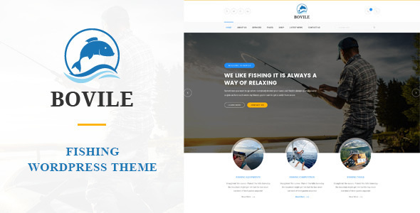 Bovile v1.5.1 - 渔具垂钓WordPress主题