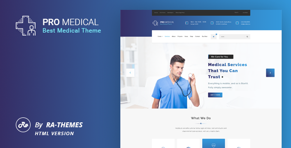 ProMedical v1.0 - 健康医疗HTML模板