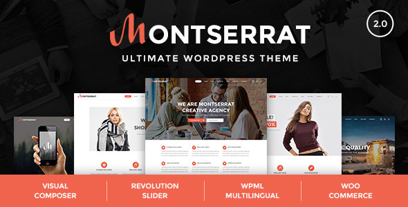 Montserrat - 现代多用途WordPress主题