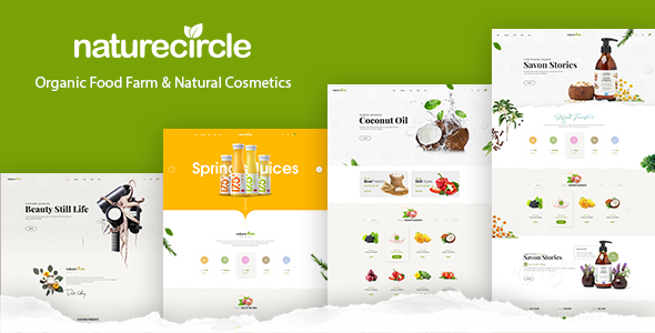 NatureCircle v1.0 - 响应式有机食品Magento主题