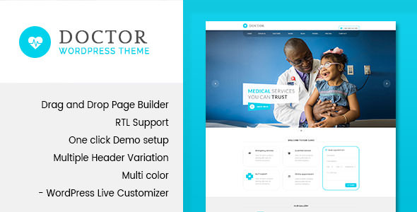 Doctor - Medical & Health WordPress Theme