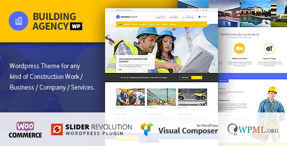  Building Agency v1.3.3 - WordPress Theme of Building Construction