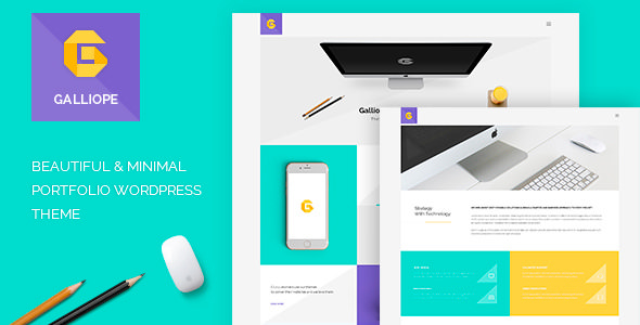 Galliope v1.02 - 创意作品展示WordPress主题
