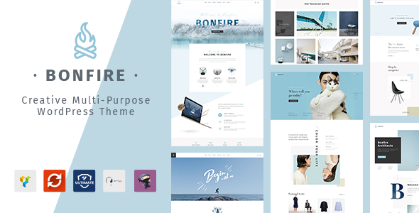 Bonfire - 创意多用途网站模板WordPress主题