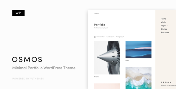 Osmos - 作品展示WordPress主题