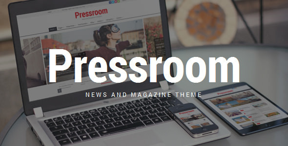 Pressroom - 新闻杂志网站模板WordPress主题