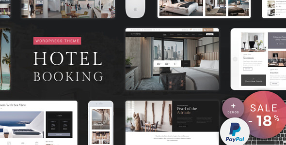 Hotel Booking v1.0 - 酒店餐饮WordPress主题