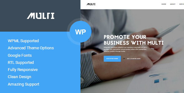 Multi v1.3.1 - 企业商务WordPress主题