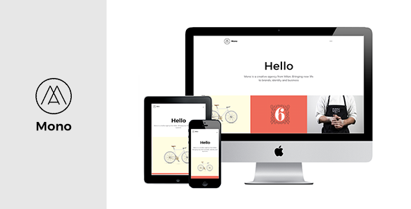 MONO - Premium Web Template for Creatives