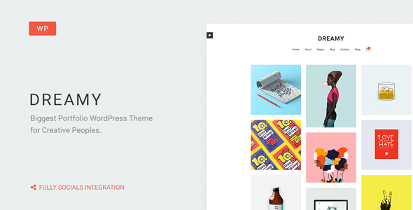 Dreamy v1.6 - Biggest Portfolio WordPress Theme