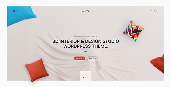 Interni - 室内3D设计网站WordPress主题
