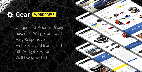 Gear v1.1.1 - 汽车车辆WordPress主题