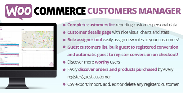 WooCommerce Customers Manager 扩展插件