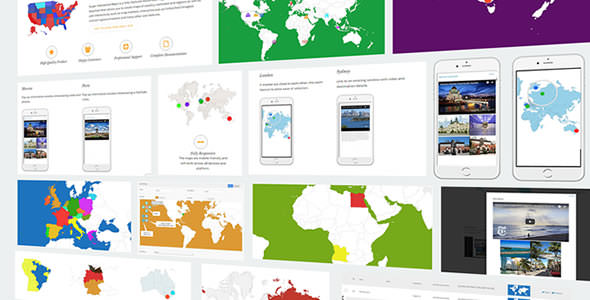 Super Interactive Maps for Wordpress 可视化谷歌地图插件