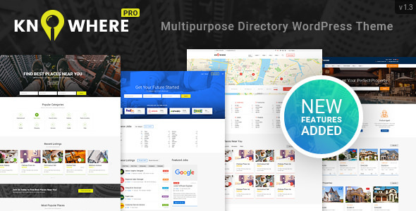 Knowhere Pro - 多用途商家目录WordPress 主题