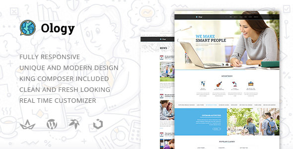 Ology — Classes for Primary Secondary & High School Education WordPress Theme