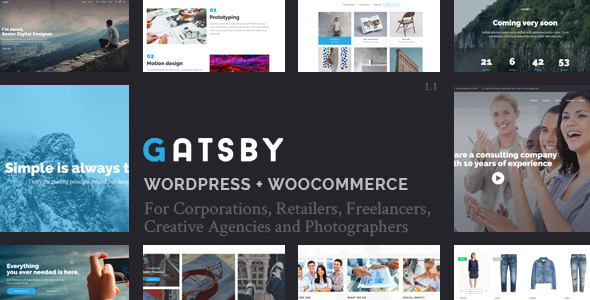 Gatsby - WordPress + eCommerce Theme