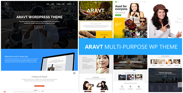  Aravt v1.3 - Creative Multipurpose WordPress Themes