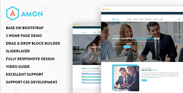 Amon - 响应式商业Drupal主题