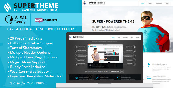Super v1.5.2 - 多用途WordPress主题