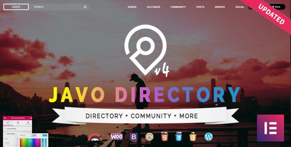 Javo Directory - 商家目录网站模板Wordpress主题