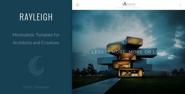 Rayleigh v1.0 - 小型建筑设计HTML模板