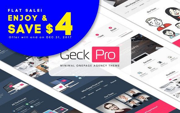 GeckPro - 多用途Bootstrap HTML模板