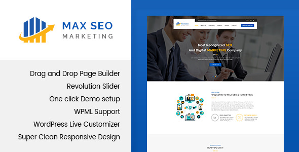 Max Seo v1.0 - 数字营销WordPress主题