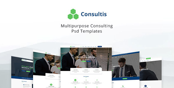 Consultis v1.0 - 多用途商业咨询PSD模板