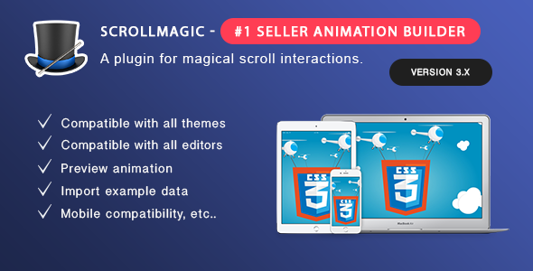 Scroll Magic - Scrolling Animation Builder Plugin