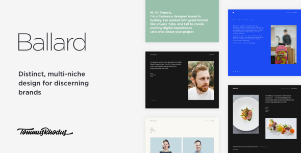  Ballard - Responsive Resume WordPress Theme