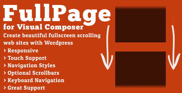 FullPage for Visual Composer - 全屏滚动网站WordPress插件
