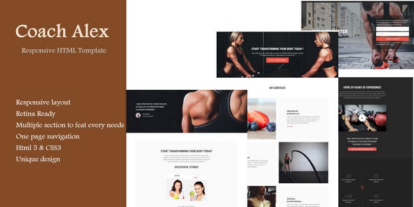 Coach Alex v1.0 - HTML Template